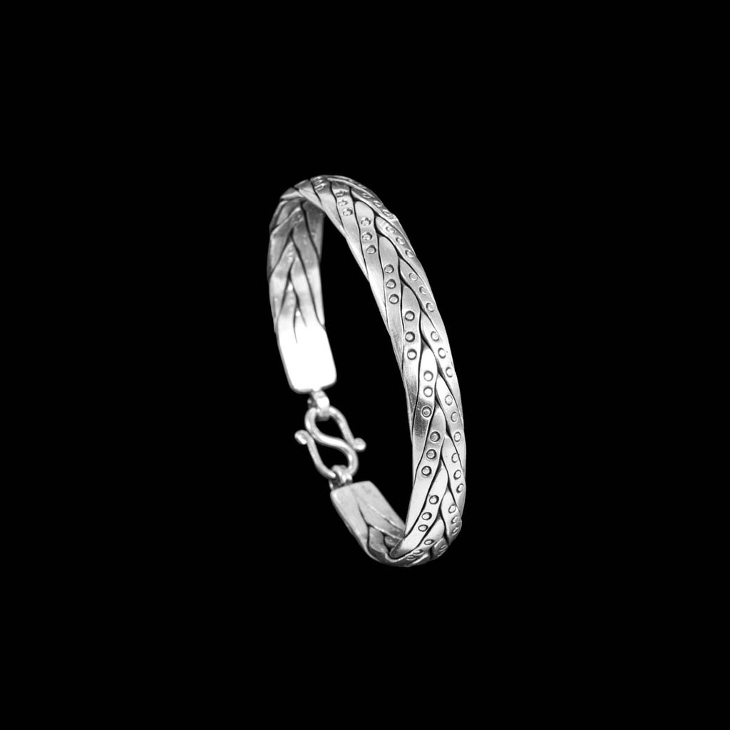 bracelet rigide en argent massif N° 37 Itsara Bijoux