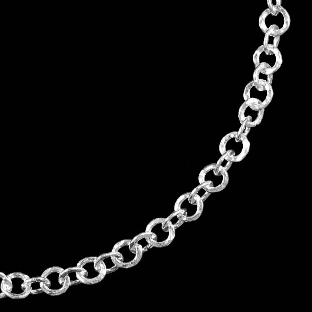 Collier Chaîne En Argent Sterling Signé - Gros Modèle - Occasion - Bijou Homme/femme