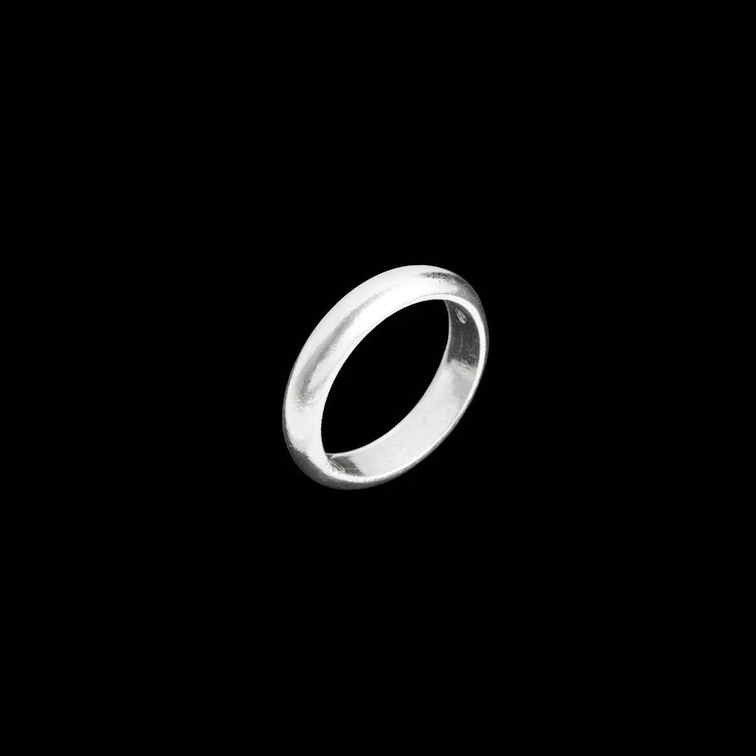 Bague En Argent Massif Avec Zirconium Bleu - Occasion, Modèle T56