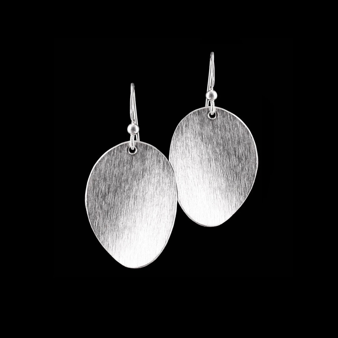 Boucles D'oreilles Anciennes En Argent - Bijou Vintage - Occasion