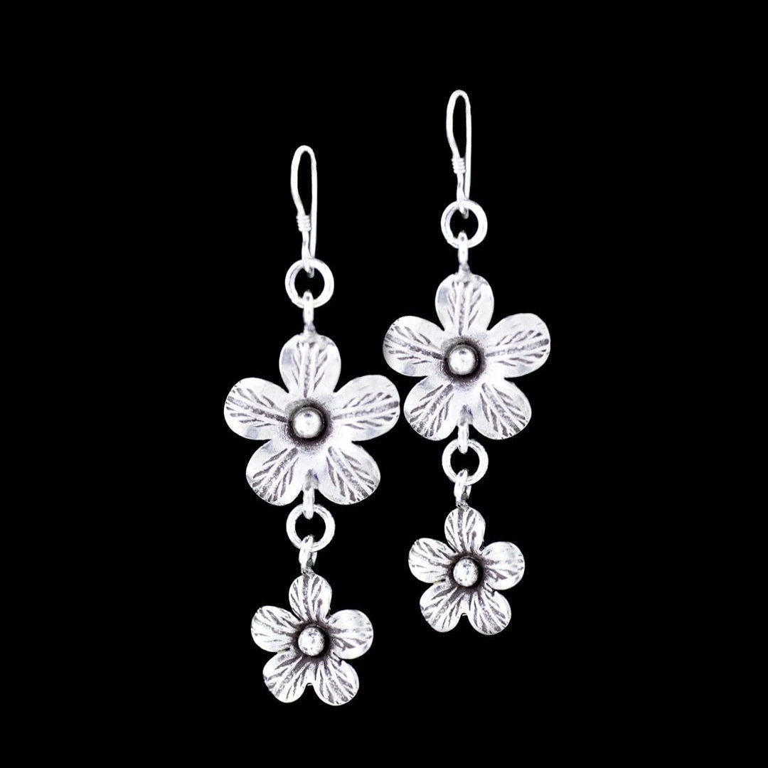Boucles d' oreilles soleil argentées en acier inoxydable Couleur argent Boucles d' oreilles soleil argentées en acier inoxydable Couleur argent