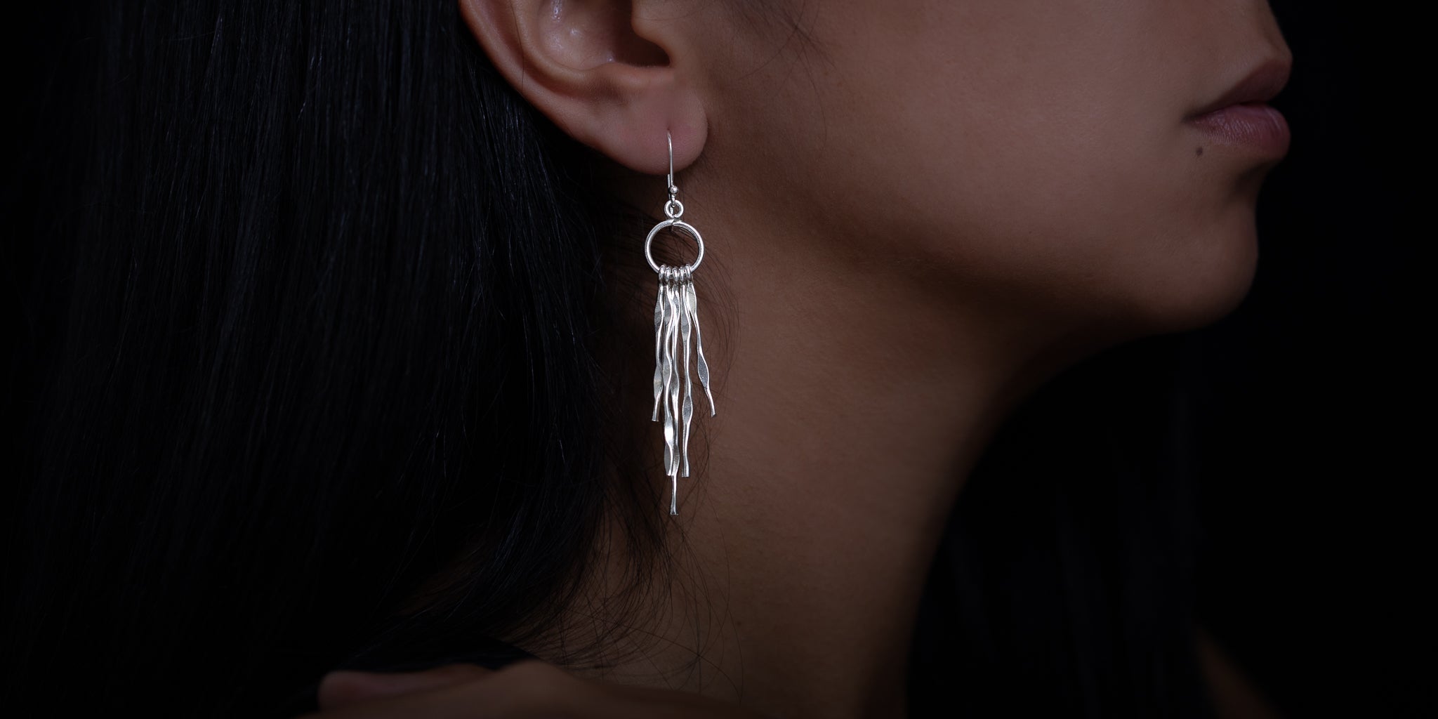 collier talisman cadenas hmong 02 fait main en argent massif - Itsara Bijoux