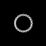 Bague chaine en argent N°36