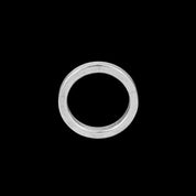 Bague anneau en argent massif artisanale contemporaine N°05 - Itsara Bijoux