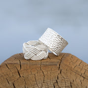 bague en argent massif contemporaine N°70 - Itsara Bijoux