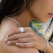 bague tressée contemporaine N°71 - Itsara Bijoux