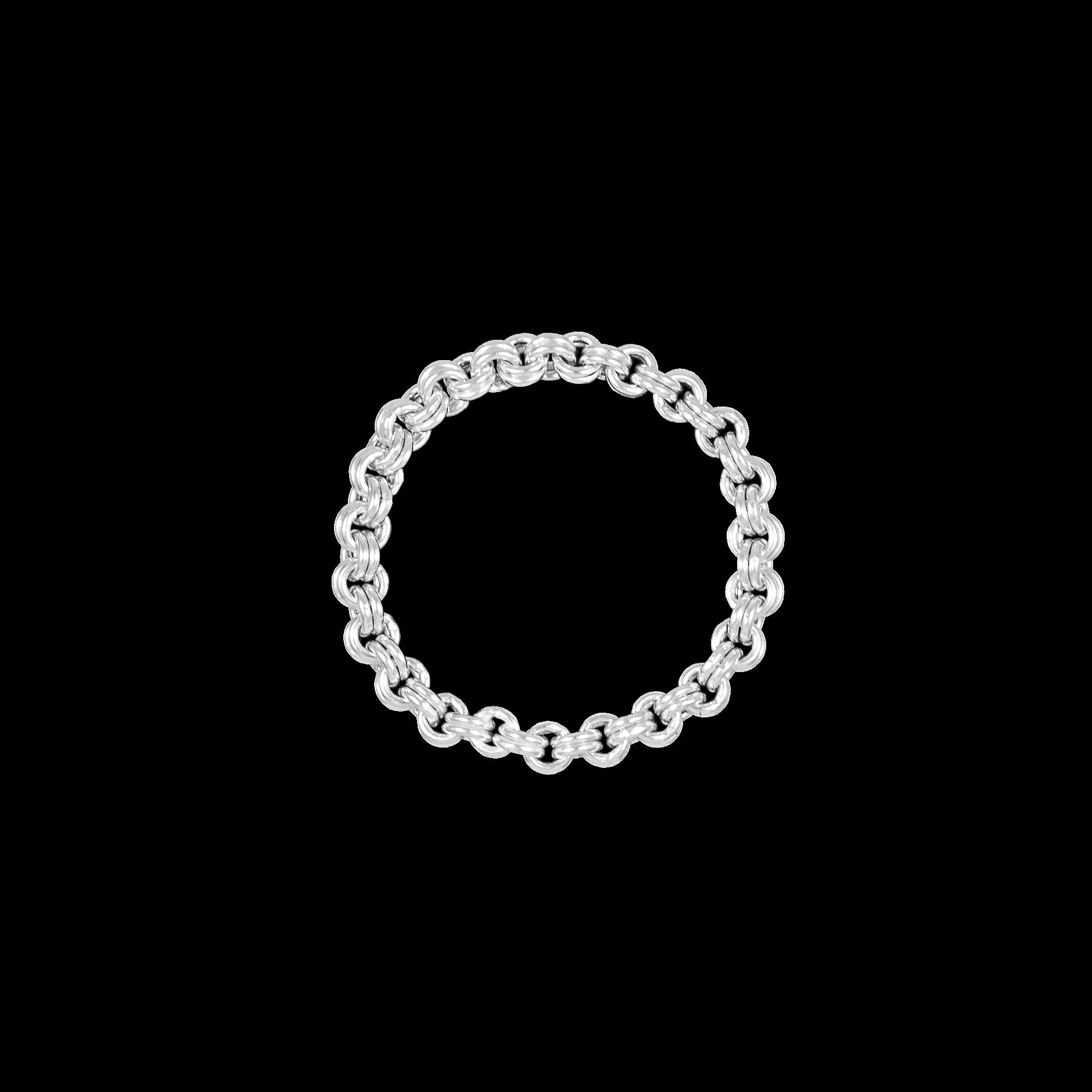 bague chaine en argent N°32 - Itsara 