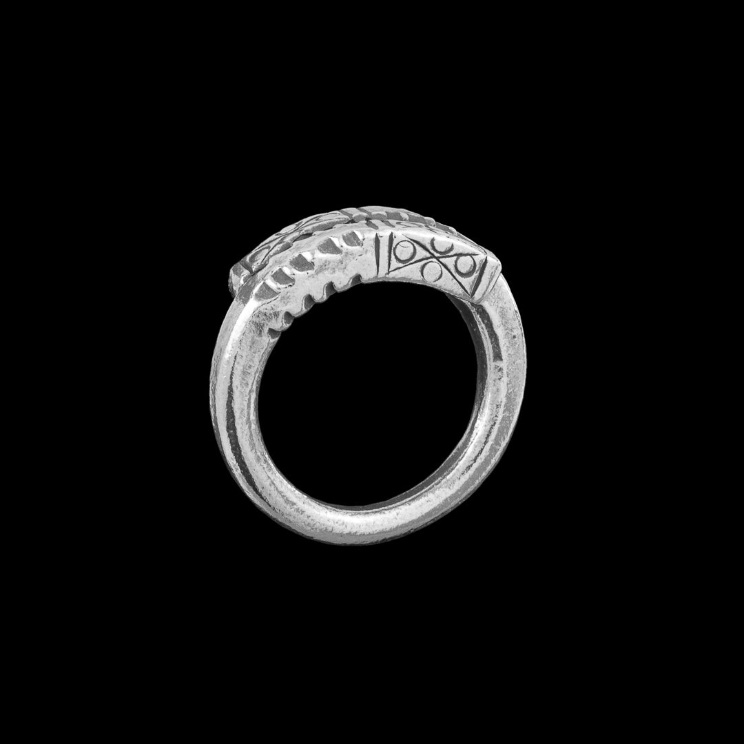 bague en argent massif ethnique N°30 - Itsara Bijoux
