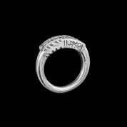 bague en argent massif ethnique N°30 - Itsara Bijoux