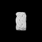 bague tressée contemporaine N°71 - Itsara Bijoux