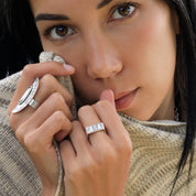 bague ethnique N°80 en argent massif - Itsara Bijoux