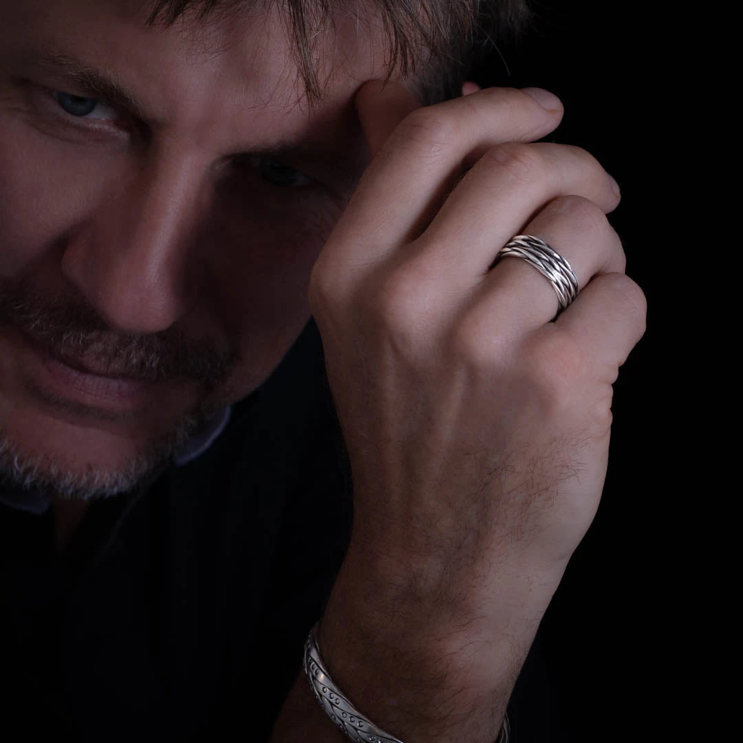 Bague homme en argent Ethnique N°10 Itsara Bijoux – Itsara bijoux