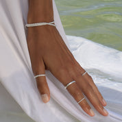 bague chaine en argent N°35 - Itsara
