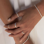 bague chaine en argent N°35 - Itsara