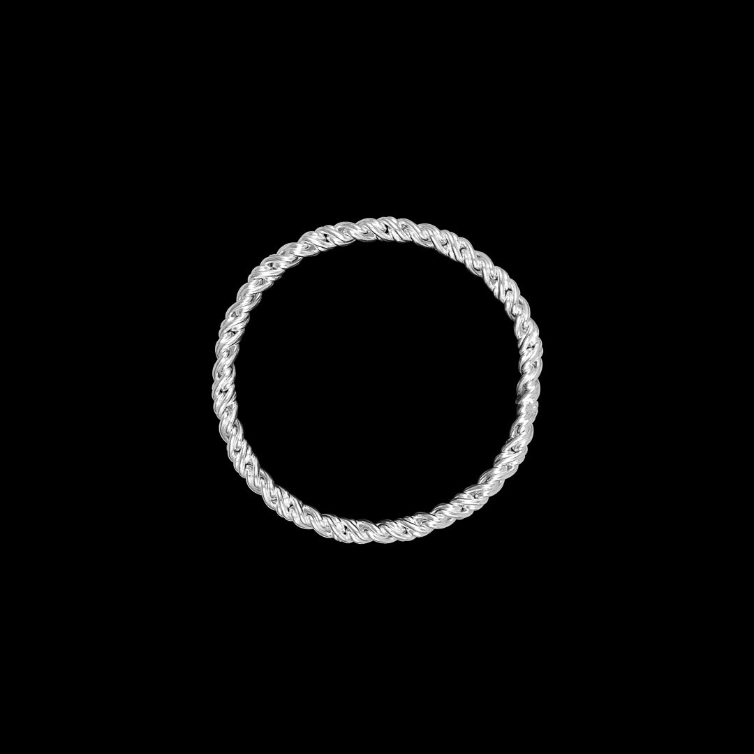 bague chaine en argent 925 N°33 - Itsara 