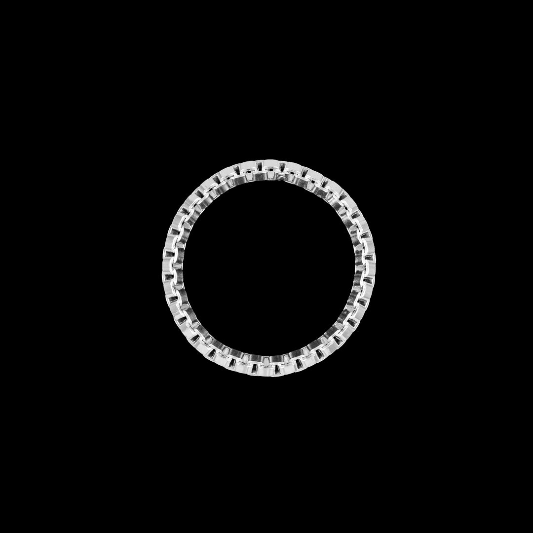 bague chaine en argent N°37 - Itsara 