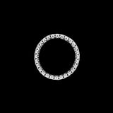 Bague chaine en argent N°37