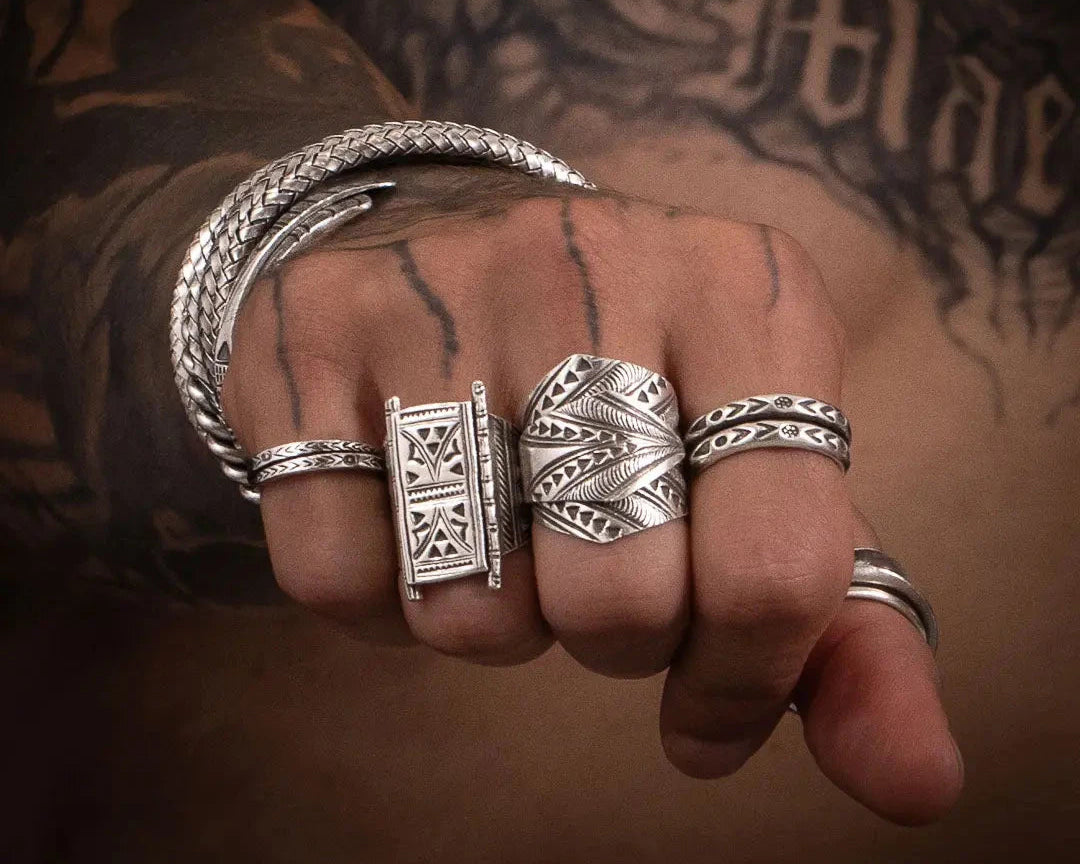 Bague homme en argent Ethnique N°16 Itsara Bijoux – Itsara bijoux