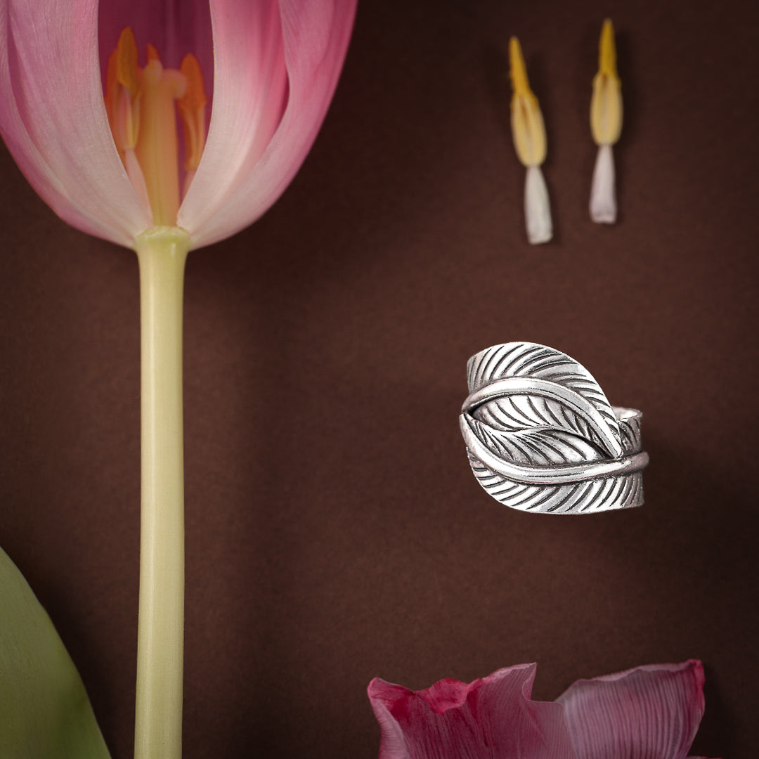 Bijoux en argent massif Itsara inspirés du végétal 