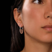 Boucles d'oreilles spirales N°08 en argent massif de chez Itsara bijoux  réalisées avec un fil fin d'argent pur entouré sur lui même en forme de spirale - Itsara Bijoux