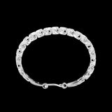 Silver men's bracelet n ° 01
