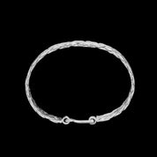 Bracelet fait main en argent massif N°04bis - Itsara Bijoux