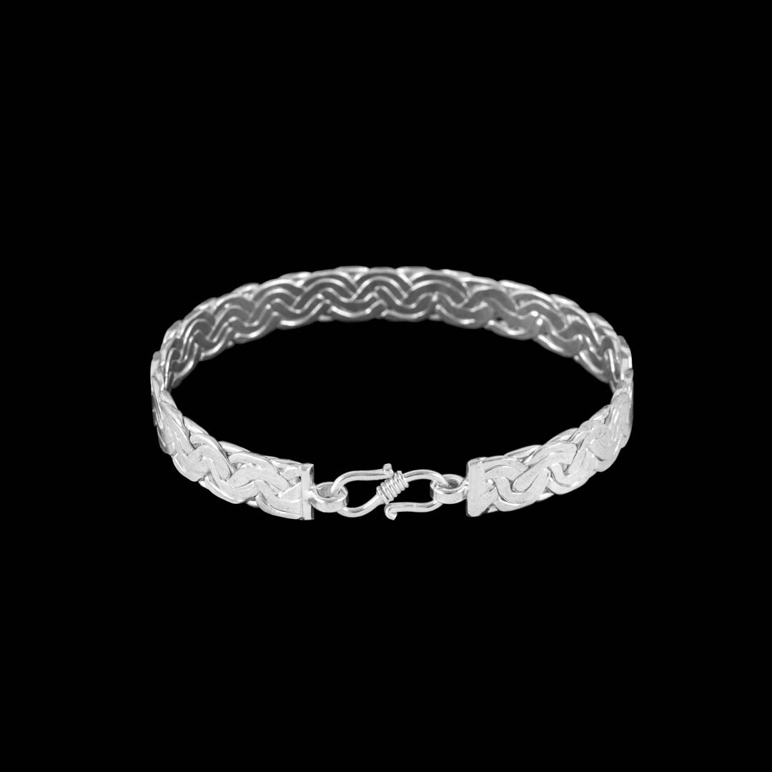 Bracelet fait main en argent massif N°04bis pour femme- Itsara Bijoux