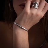 Bracciale d'argento N ° 18
