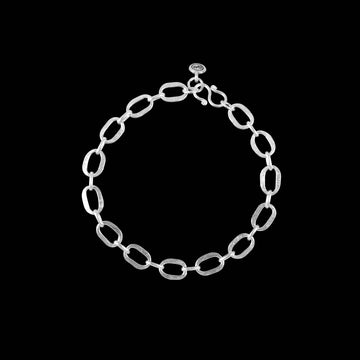 bracelet artisanal chaine en argent massif N° 11 - Itsara Bijoux