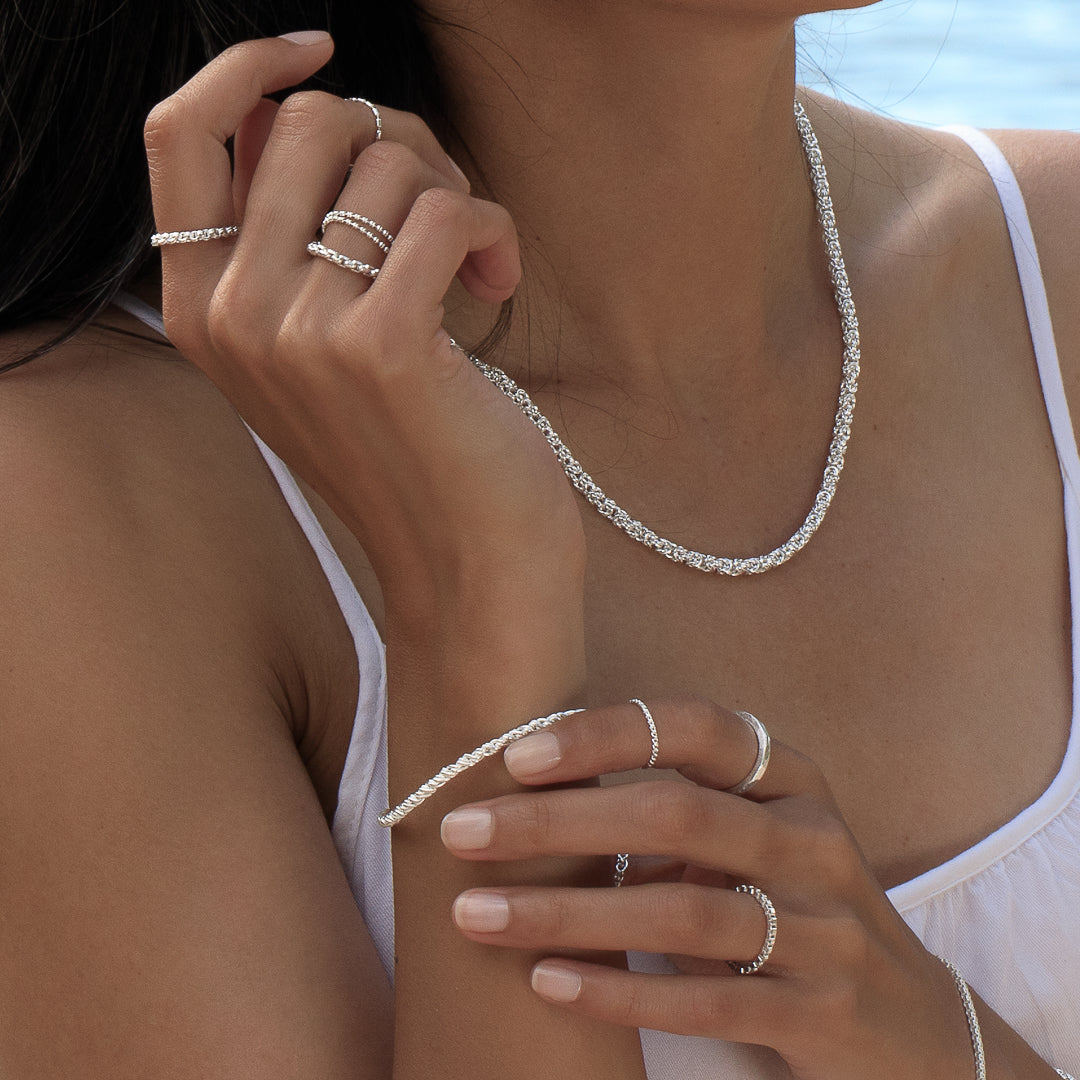 bracelet chaine en argent 925 N°33 - Itsara