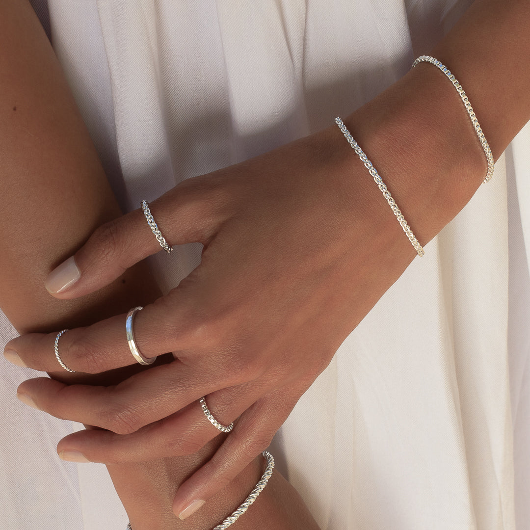 bracelet chaine en argent N°35 - Itsara