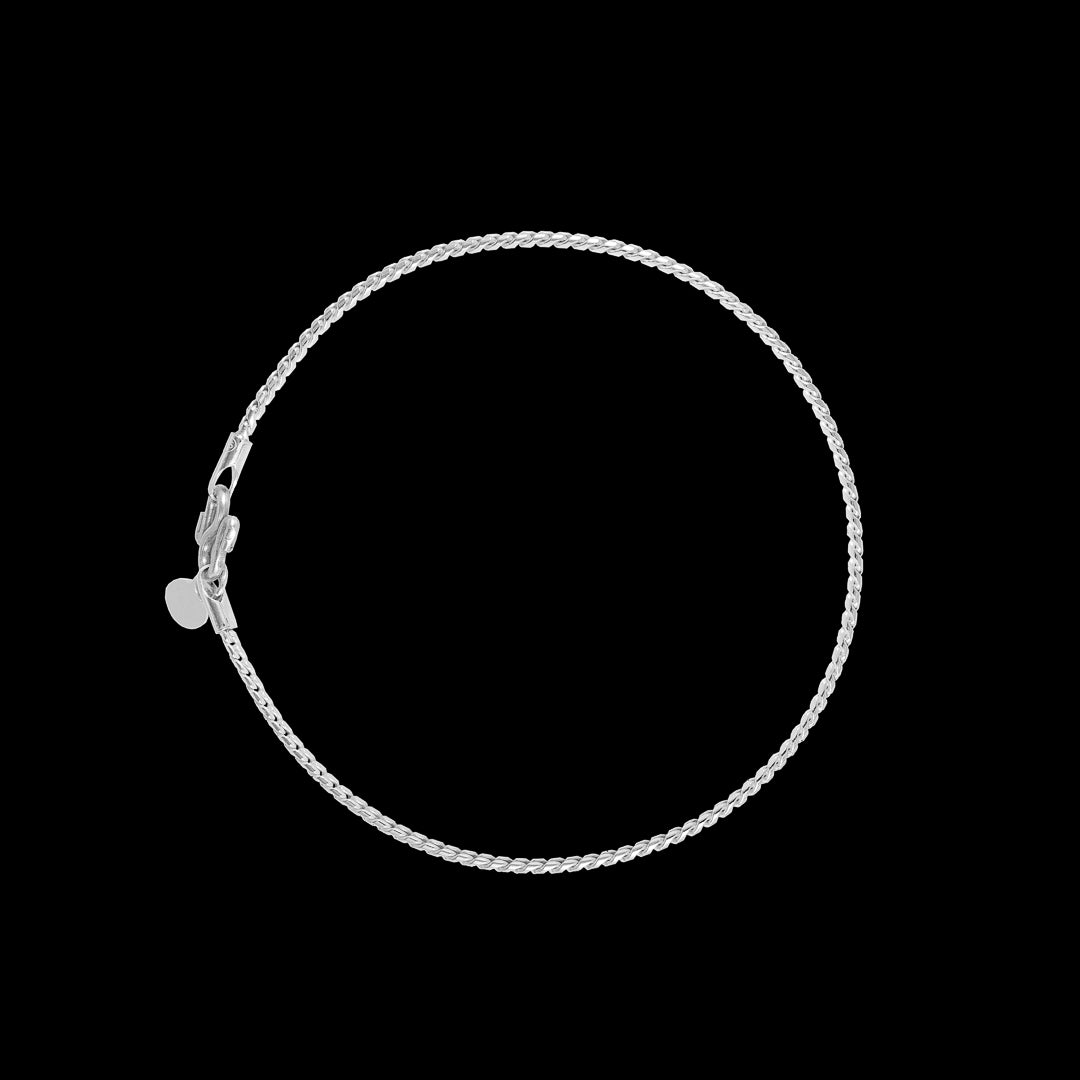 bracelet chaine en argent 925 N°34 - Itsara