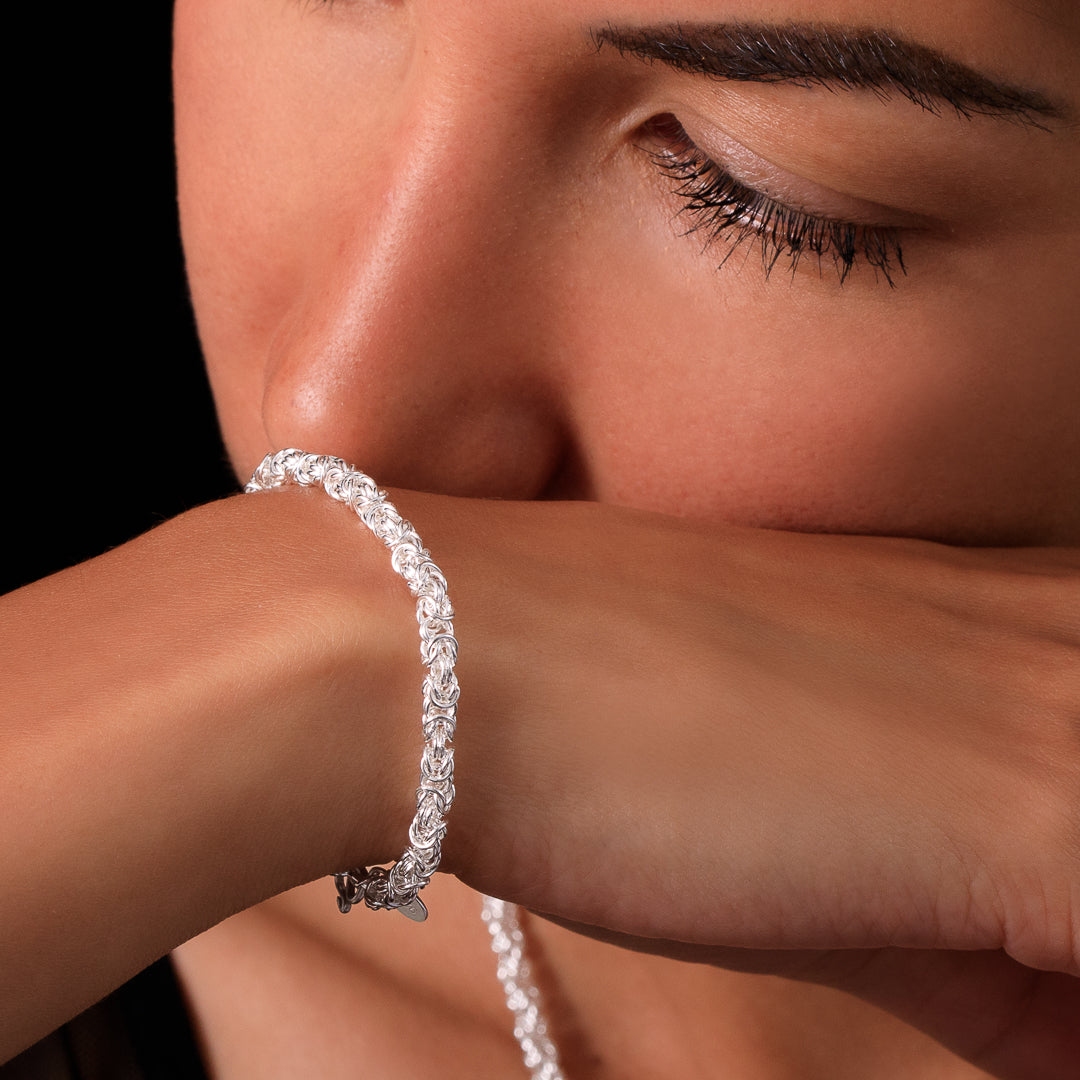 bracelet chaine en argent 925 N°39 - Itsara
