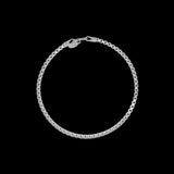 Bracelet chaine en argent N°37