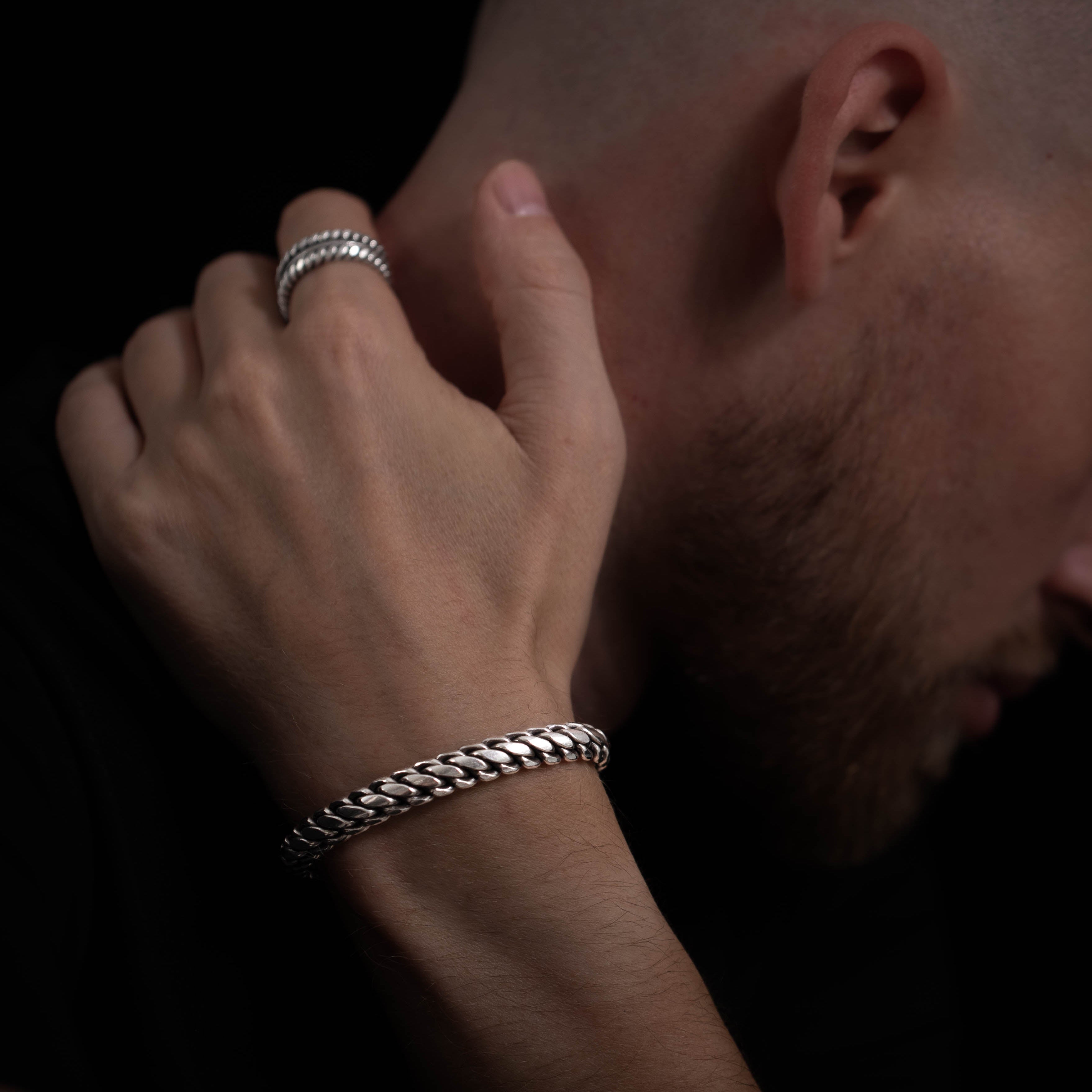 Bijoux en argent faits main pour homme Itsara 