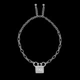 Hmong Silver Hmong Cadena Halskette 03