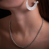 Zilveren ketting ketting n ° 28