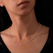 collier chaine en argent massif 925 N°30 - Itsara