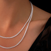 collier chaine en argent massif 925 N°35 - chaine argent maillons épis de blé - Itsara
