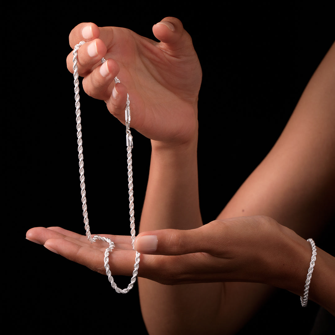 collier chaine en argent 925 N°38 - Itsara