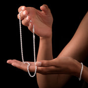 collier chaine en argent 925 N°38 - Itsara