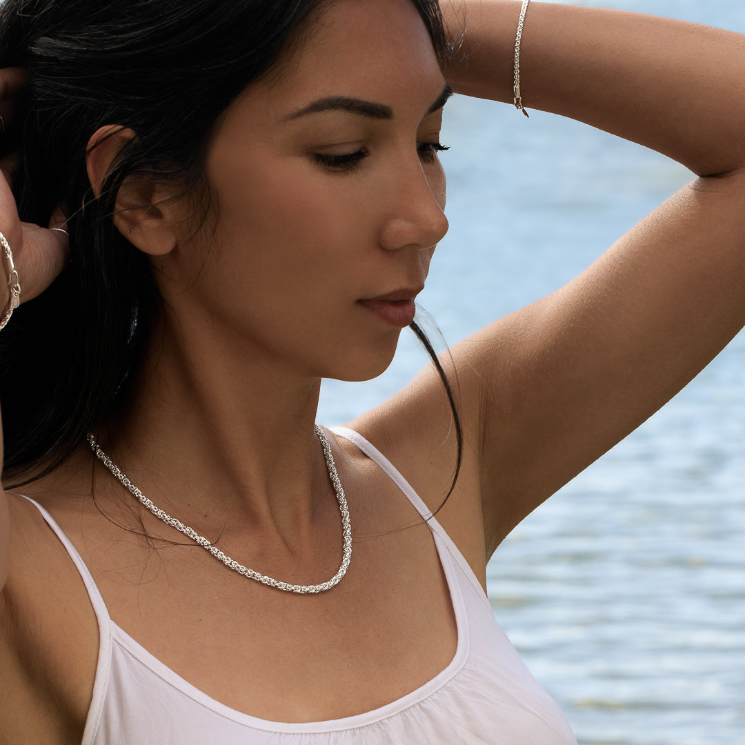 collier chaine en argent 925 N°39 - Itsara