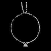 Collier ethnique artisanal en argent massif chaine et pendentif cadenas Hmong N°15 - Itsara Bijoux
