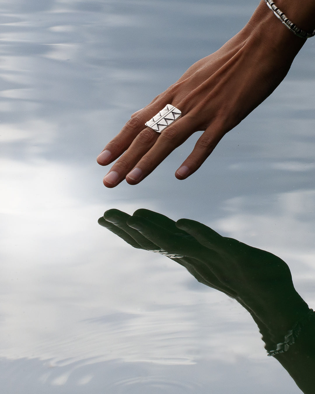 Bague ethnique N°81 en argent massif - bague de protection bijou talisman Itsara Bijoux