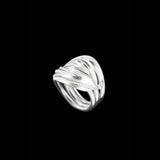 Anillo de plata moderno N ° 67