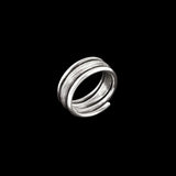 Etnische zilveren ring N ° 47