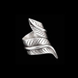 Bague en argent Feuille N°12