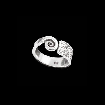 Bague en argent spirale N°27 - Itsara bijoux49Bague artisanale spirale en argent massif n°27