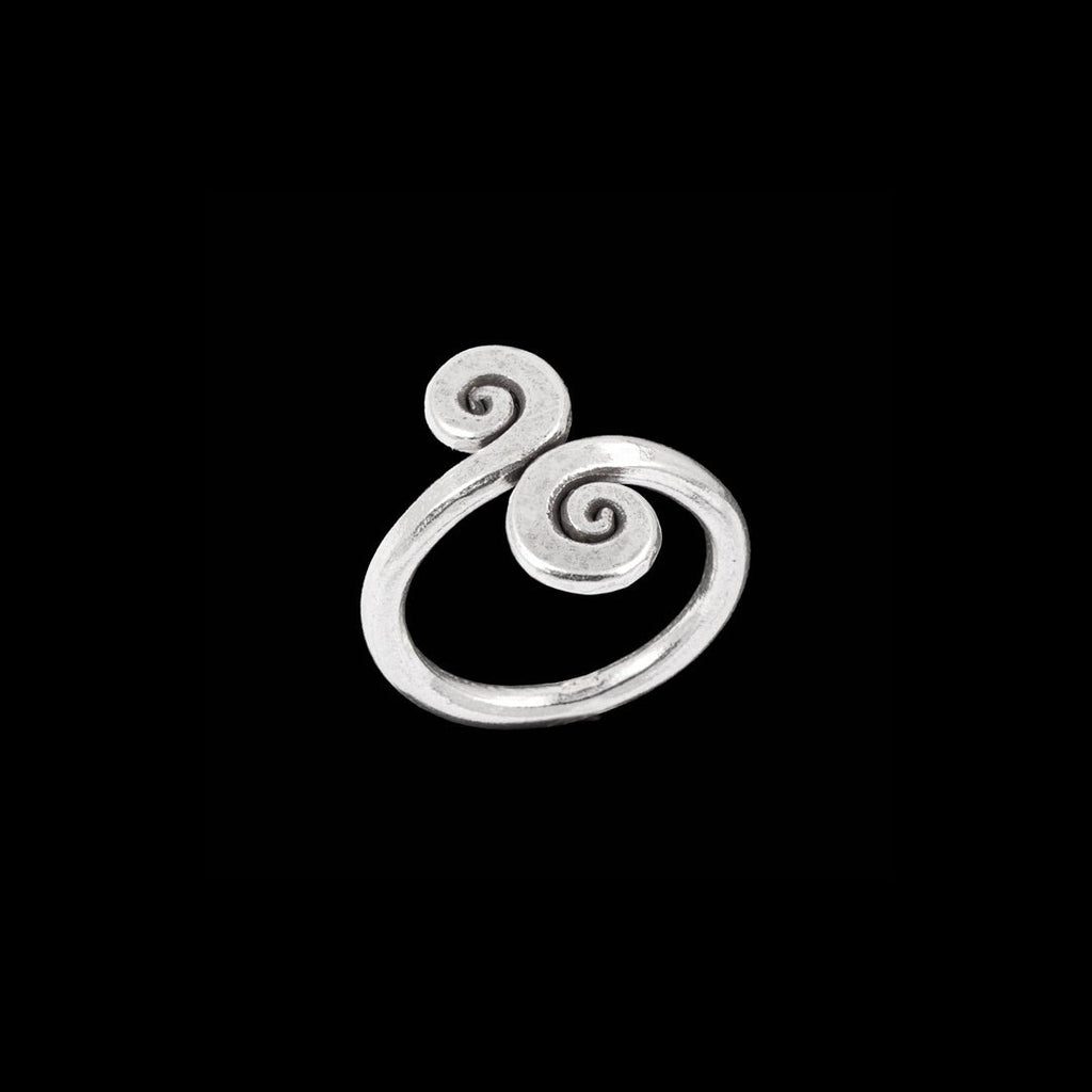 Bague en argent spirale N°28 - Itsara bijoux36Bague artisanale spirale en argent massif n°28