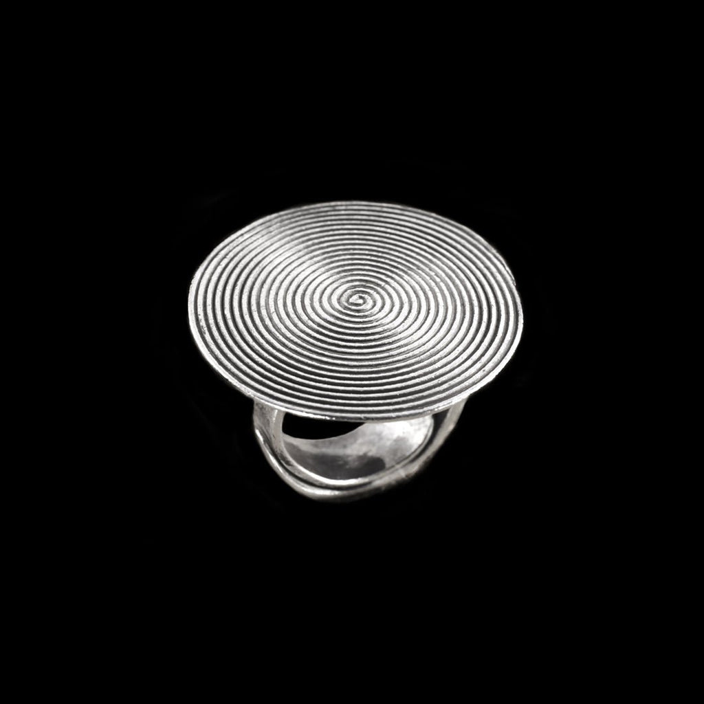 Bague en argent spirale N°30 - Itsara bijoux47Bague artisanale spirale en argent massif n°30